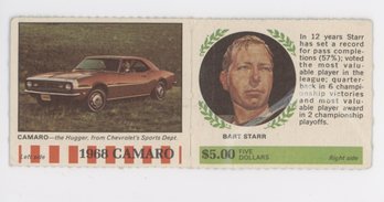 1968 American Oil Bart Starr/ 1968 Camero