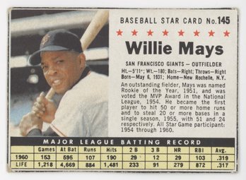 1961 Post Willie Mays