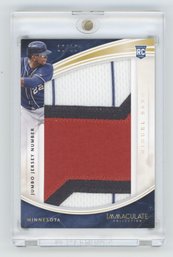 2016 Immaculate Miguel Sano Jumbo 3 Color Patch Rookie Patch #10/10