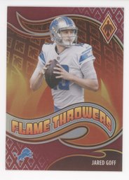 2021 Phoenix Flame Throwers Jared Goff Red Prizm #/199