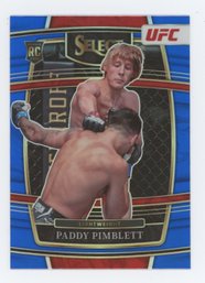2022 Select UFC Paddy 'The Baddy' Pimblet Blue Prizm Rookie