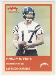 2004 Fleer Tradition Philip Rivers Rookie