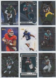 Lot Of (9) Modern Football Rookie Cards