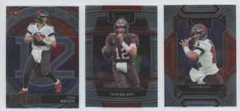 Lot Of (3) Select Tom Brady Tampa Bay Buccaneers Cards