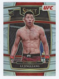2022 Select UFC Li Jinliang Silver Prizm Rookie