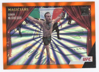 2022 Donruss UFC Magicians Connor McGregor Orange Laser