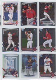 Boston Red Sox Rookie (9) Card Lot