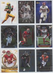 Lot Of (9) Modern Football Rookie Cards