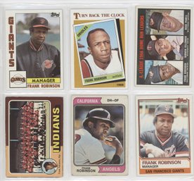 Lot Of (6) Frank Robinson Baseball Cards