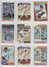 Lot Of (9) Carl Yastrzemski Cards