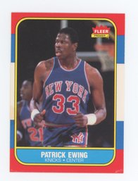1986 Fleer Patrick Ewing Rookie Card