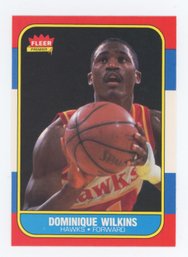 1986 Fleer Dominique Wilkins Rookie