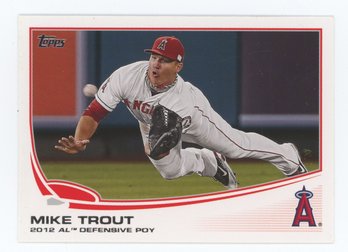 2013 Topps Mike Trout AL Defensive POY