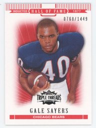 2007 Triple Threads Gale Sayers #/1449