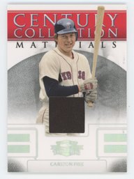 2008 Threads Carlton Fisk Game Used Relic #/100