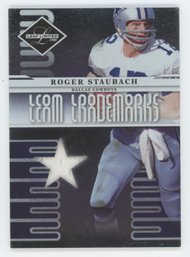 2008 Leaf Limited Roger Staubach Game Used Relic #/50