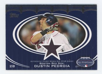 2008 Topps All Star Game Dustin Pedroia Gam Used Relic