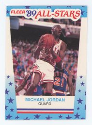1989 Fleer All Star Michael Jordan Sticker