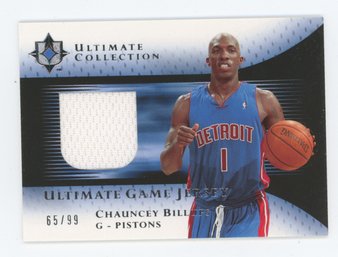 2005 Ultimate Collection Chauncey Bill's Game Used Relic #/99