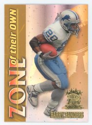 1999 Topps Stars Zone Of Their Won Barry Sanders #/199