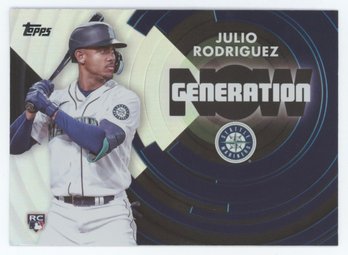 2022 Topps Now Generation Julio Rodriguez Rookie Insert