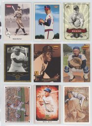 Lot Of (9) Old School Baseball Cards W/ Bob Gibson And More