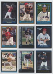 Lot Of (9) Bowman Baseball Rookie/ Prospect Cards