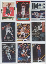 Lot Of (9) Basketball Star Cards W/ Curry, Giannis And More