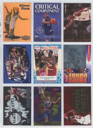 Lot Of (9) Basketball Insert Cards W/ Hall Of Famers