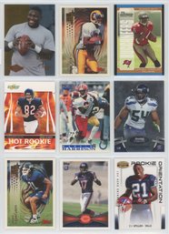 Lot Of (9) Football Rookie Cards
