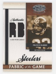 2008 Certified Franco Harris Game Used Relic #/50