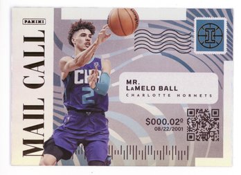2021 Illusions Mail Call Lamelo Ball Rookie Foil Insert