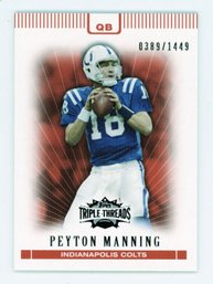 2007 Triple Threads Peyton Manning #/1449