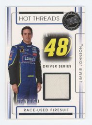 2008 Press Pass Jimmie Johnson Race Used Fire Suit #/120
