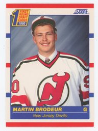 1990 Score Martin Brodeur Rookie