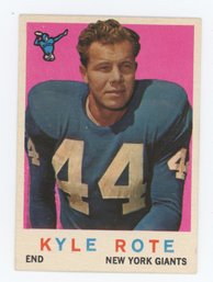 1959 Topps Kyle Rote