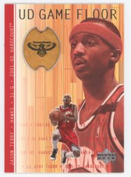 2001 Upper Deck Jason Terry Game Used Floor Relic