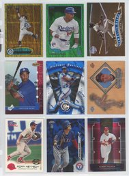 Lot Of (9) Baseball Rookies, Inserts And Serial Numbered Cards W/ Bonds, Ichiro And More