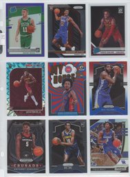 Lot Of (9) Modern Basketball Rookies Cards W/ Cade Cunningham, Ayton, Maxey, Edwards And More!