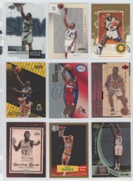 Lot Of (9) Basketball Serial Numbered, Refractors, Rookies And More