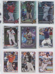 Lot Of (9) Bowman Baseball Rookies W/ Volpe, Wander And More!