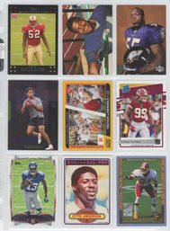 Lot Of (9) Football Rookie Cards W/ Trevor Lawrence, Patrick Willis And More