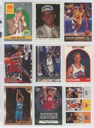 Lot Of (9) Basketball Rookies W/ Tim Duncan, Iverson And More