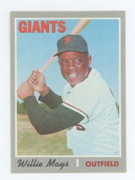 1970 Topps #600 Willie Mays High Number