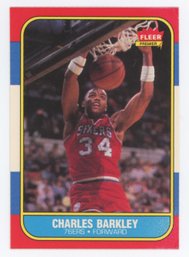 1986 Fleer Charles Barkley Rookie