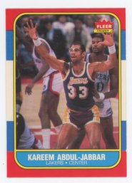 1986 Fleer Kareem Abdul-Jabbar