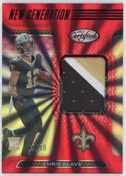 2022 Certified Chris Olave 3 Color Rookie Patch #/30!