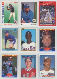 Lot Of (9) 1980s-90s Baseball Rookie Cards