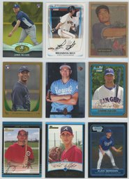 Lot Of (9) Modern Baseball Rookie Cards