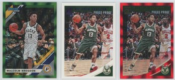 Lot Of (3) Donruss Malcolm Brogdon Serial Numbered Press Proofs
